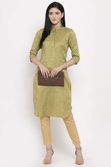 Green handloom cotton salwar