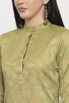 Green handloom cotton salwar