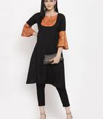 Black handloom cotton salwar