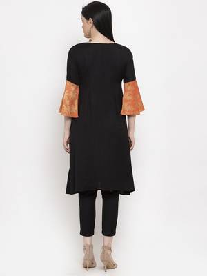 Black handloom cotton salwar 4