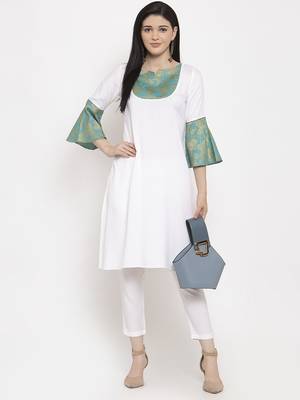 White handloom cotton salwar 1