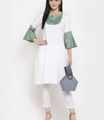 White handloom cotton salwar