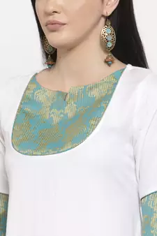White handloom cotton salwar
