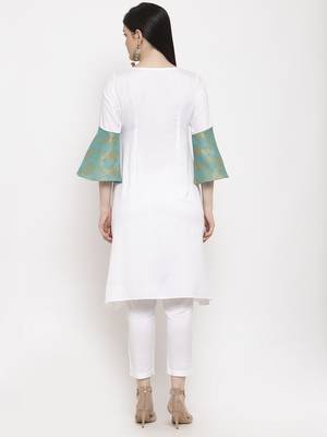 White handloom cotton salwar 5