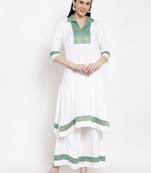 White handloom cotton salwar