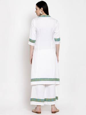 White handloom cotton salwar 2
