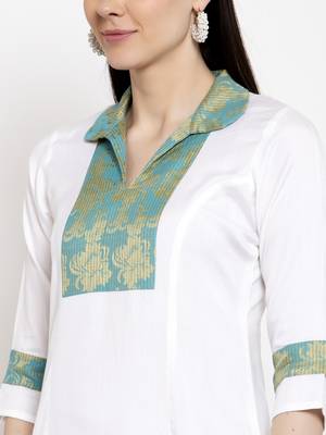 White handloom cotton salwar 4