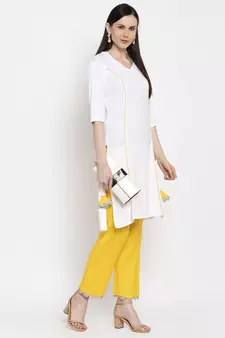 White handloom rayon salwar