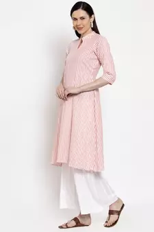Pink handloom cotton salwar