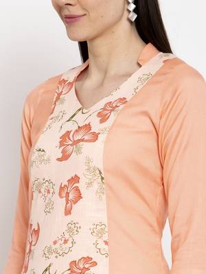 Orange handloom viscose rayon salwar 3