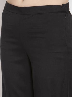 Black handloom viscose rayon salwar 2