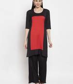 Black handloom viscose rayon salwar