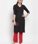 Black handloom viscose rayon salwar