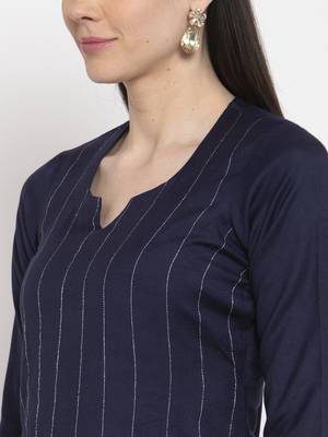 Blue handloom viscose rayon salwar 2