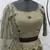 OLIVE-GREEN SEQUINS EMBROIDERED NET SEMI STITCHED BRIDAL LEHENGA