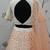 PEARL-WHITE SEQUINS EMBROIDERED GEORGETTE SEMI STITCHED BRIDAL LEHENGA