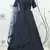 NAVY-BLUE SEQUINS EMBROIDERED GEORGETTE SEMI STITCHED BRIDAL LEHENGA