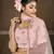 PINK SEQUINS EMBROIDERED GEORGETTE SEMI STITCHED BRIDAL LEHENGA