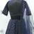 NAVY-BLUE SEQUINS EMBROIDERED GEORGETTE SEMI STITCHED BRIDAL LEHENGA