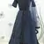 NAVY-BLUE SEQUINS EMBROIDERED GEORGETTE SEMI STITCHED BRIDAL LEHENGA