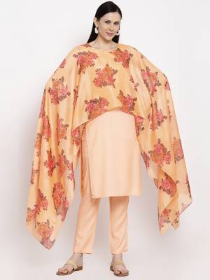 Orange handloom kota doria salwar 3