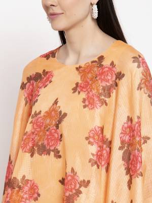 Orange handloom kota doria salwar 4