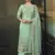 Green digital print cotton salwar