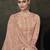 Peach digital print cotton salwar
