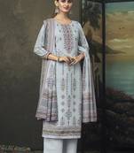 Grey digital print cotton salwar
