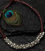 Brown pearl necklaces