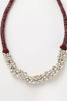 Brown pearl necklaces