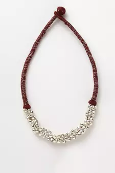 Brown pearl necklaces