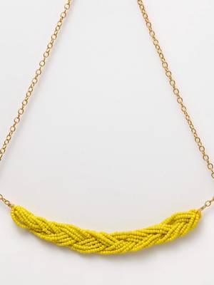 Yellow pearl necklaces 2