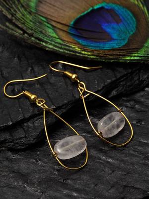 Pink pearl earrings 1
