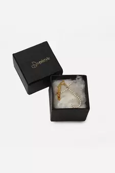White pearl bracelets