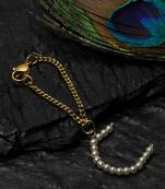 White pearl bracelets