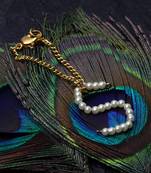 White pearl bracelets