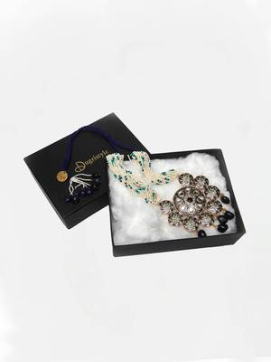 Blue pearl necklaces 4