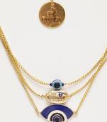 Blue pearl necklaces