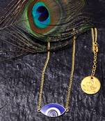 Blue pearl necklaces