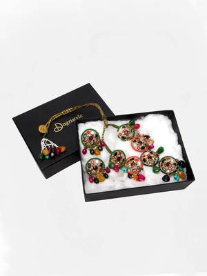 Multicolor pearl necklace-sets 5