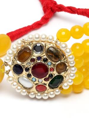Yellow pearl bracelets 2