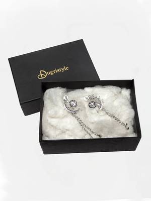 Silver pearl earrings 2