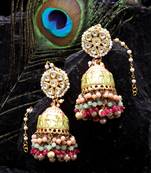 Multicolor pearl earrings