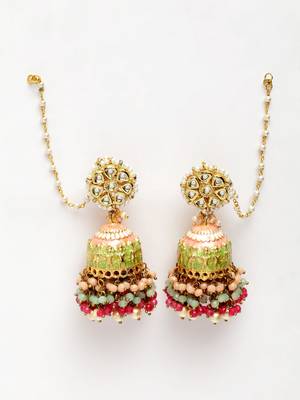 Multicolor pearl earrings 2