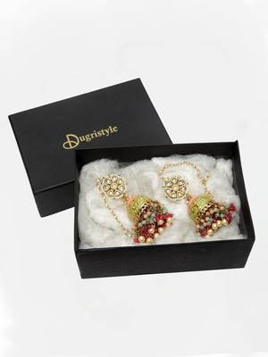 Multicolor pearl earrings 3