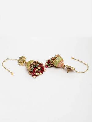 Multicolor pearl earrings 4