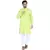 Green plain cotton kurta-pajama