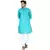 Green plain cotton kurta-pajama