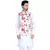 White plain cotton nehru-jacket